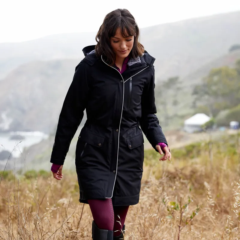 Ariat Tempest Insulated H20 Parka Ladies in Black -2